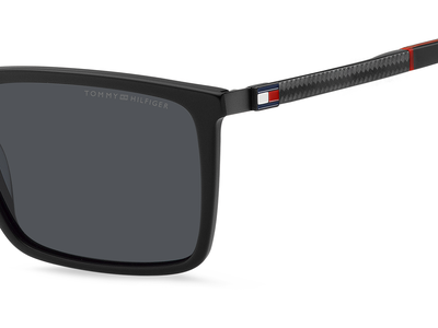 Tommy Hilfiger Sonnenbrille Herren Tommy Hilfiger TH 2077/S 55 black Ansicht 3