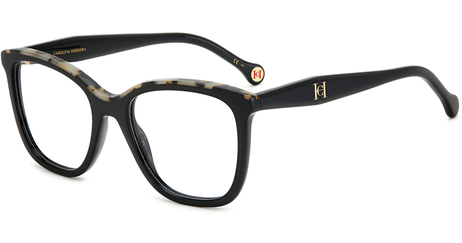 Carolina Herrera Brille Damen Carolina Herrera HER 0146 52 black Ansicht 1