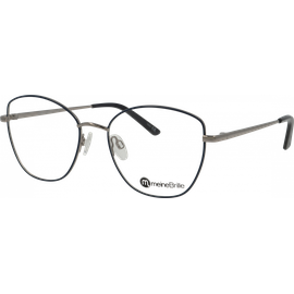  meineBrille 04-40110-03, Dunkelblau/Silber glänzend