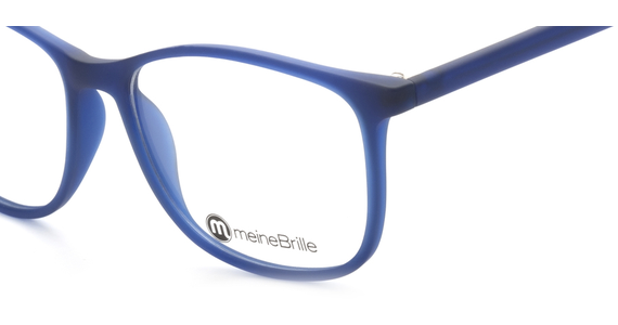 meineBrille 04-96000-02, Dunkel Blau Matt - Ansicht 4