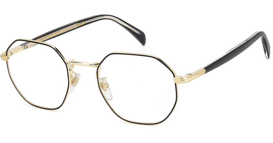 David Beckham Brille Herren David Beckham DB 1133 50 GOLD BLACK_ Ansicht 1