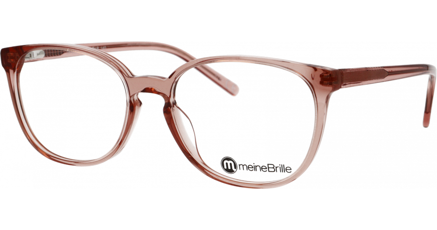 meineBrille 04-20170-02, Puderrosé Schräg links