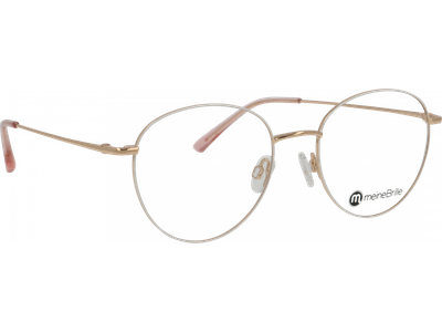  meineBrille 04-96090-04, Weiß/Gold Ansicht 3