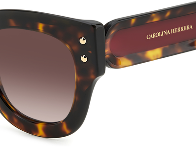 Carolina Herrera Sonnenbrille Damen Carolina Herrera HER 0222/S 47 havanna Ansicht 3