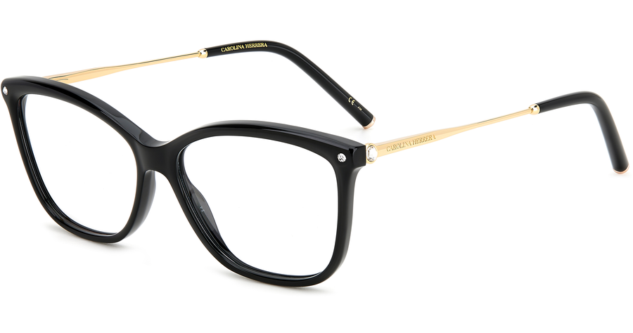 Carolina Herrera Brille Damen Carolina Herrera HER 0154 56 black Ansicht 1