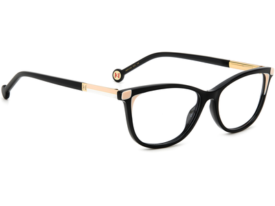 Carolina Herrera Brille Damen Carolina Herrera HER 0163 51 black Ansicht 4