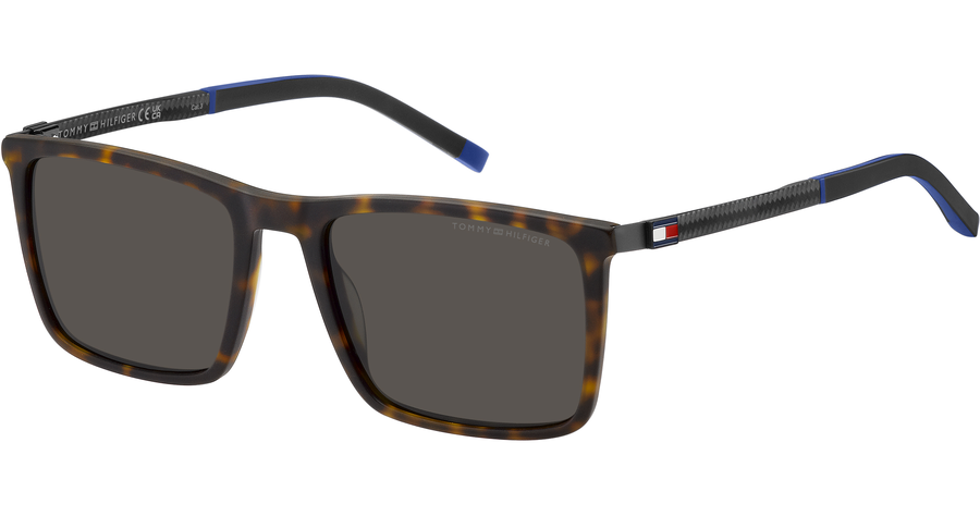 Tommy Hilfiger Sonnenbrille Herren Tommy Hilfiger TH 2077/S 55 havanna Ansicht 1