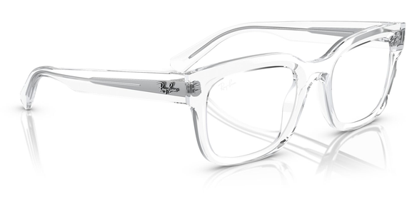 Ray-Ban Chad 0RX7217 8321, Glänzendes Transparent - LARGE - Ansicht 5