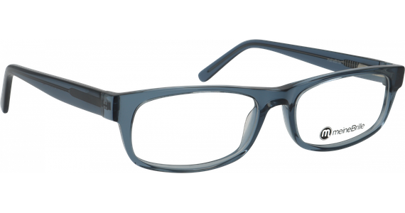 meineBrille 04-40140-02, Blau transparent - Ansicht 3