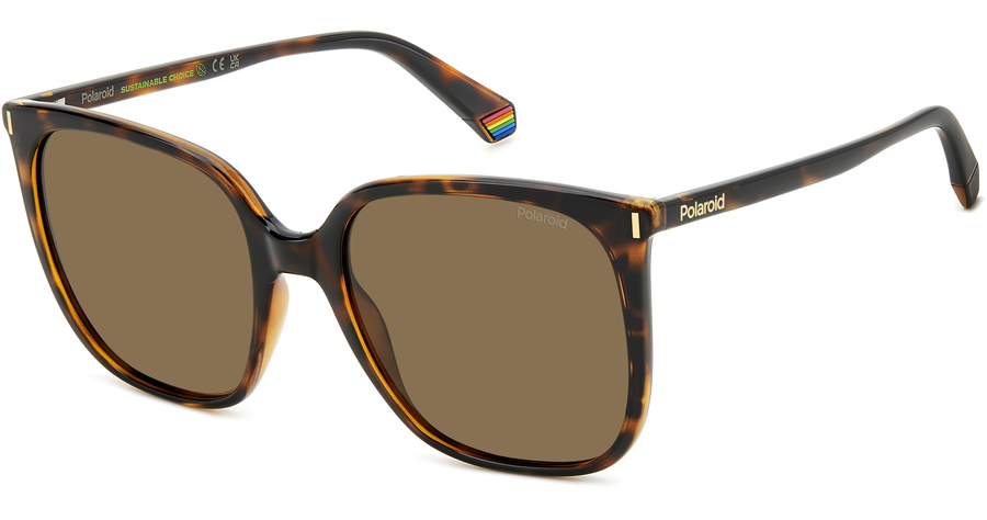 Polaroid Sonnenbrille Damen Polaroid PLD 6218/S 56 havanna Ansicht 1