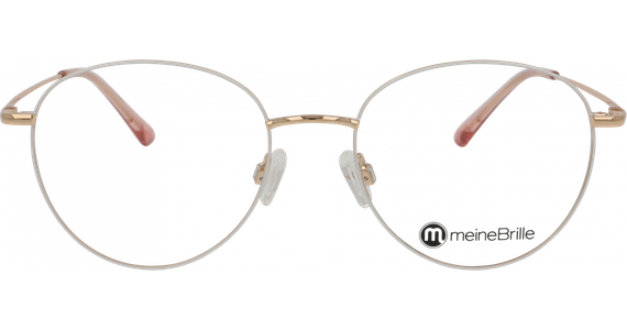 meineBrille 04-96090-04, Weiß/Gold - Ansicht 5