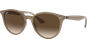 Ray-Ban RB4305 Glänzend Beige / Verlauf Braun 616613 53