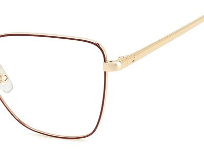 Carrera Brille Damen Carrera CARRERA 3022 55 GOLD BURGNDY Ansicht 3