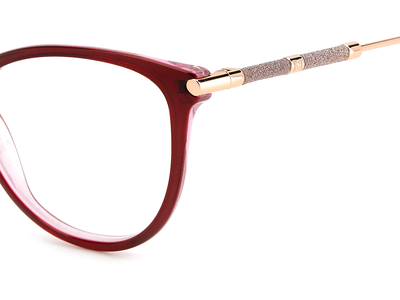 Carolina Herrera Brille Damen Carolina Herrera HER 0152 53 red Ansicht 3