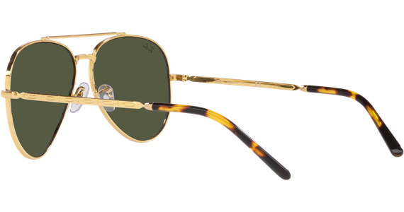 Ray-Ban New Aviator RB3625 919631 Gold/Grün 58 - MEDIUM - Ansicht 5