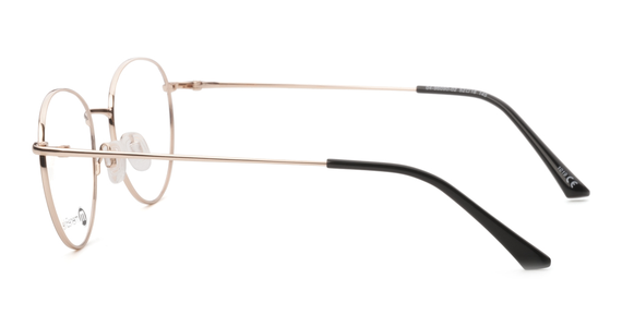 meineBrille 04-96090-02, Braun Matt/Gold Glänzend seite - Ansicht 5