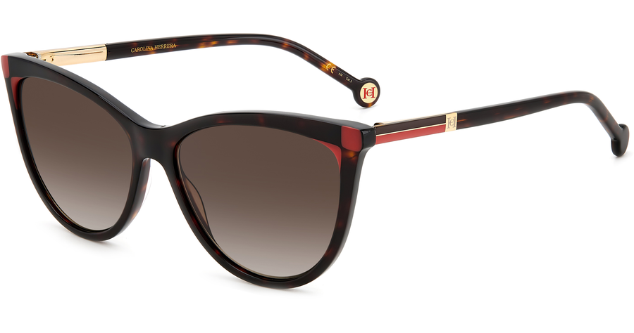 Carolina Herrera Sonnenbrille Damen Carolina Herrera HER 0141/S 57 havanna Ansicht 1