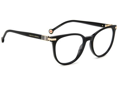 Carolina Herrera Brille Damen Carolina Herrera HER 0156 53 black Ansicht 4