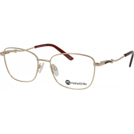 Korrektion meineBrille 04-40120-01, Gold/Weinrot