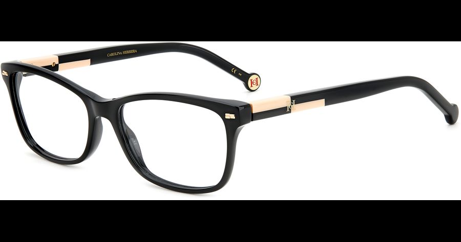 Carolina Herrera Brille Damen Carolina Herrera HER 0160 54 black Ansicht 1