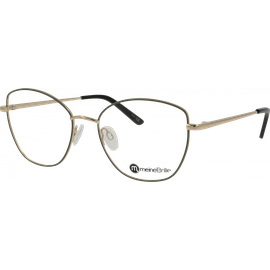  meineBrille 04-40110-02, Sandgrau/Gold glänzend