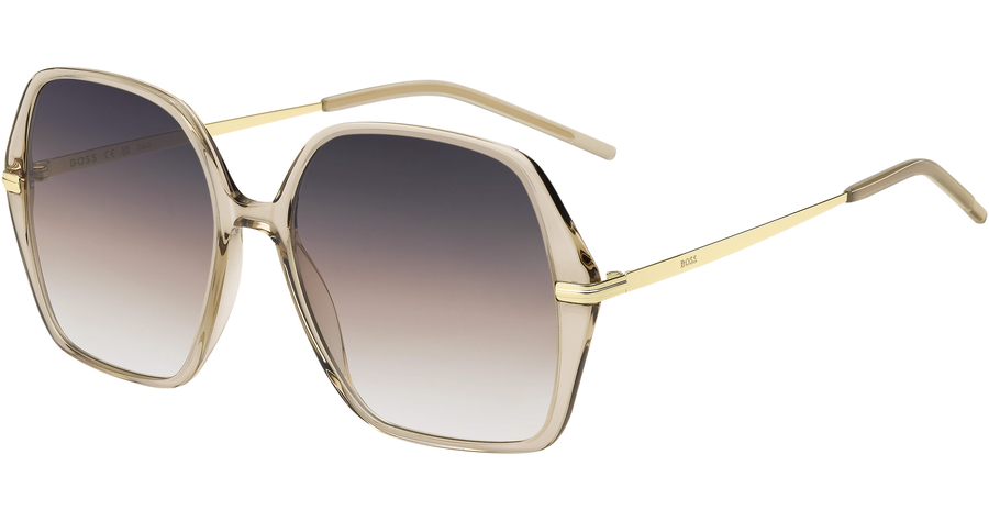 Hugo Boss Sonnenbrille Damen Hugo Boss BOSS 1660/S 57 BEIGE GOLD Ansicht 1