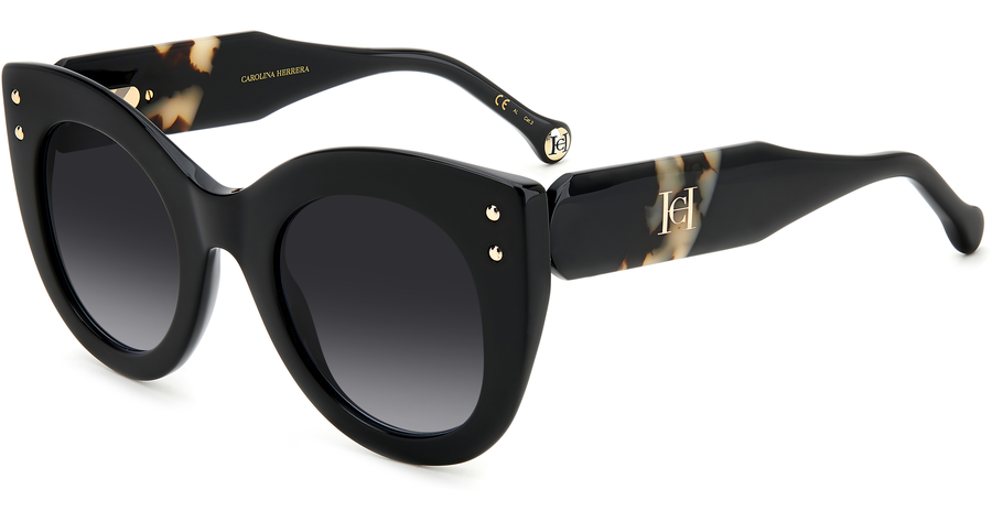 Carolina Herrera Sonnenbrille Damen Carolina Herrera HER 0127/S 50 black Ansicht 1