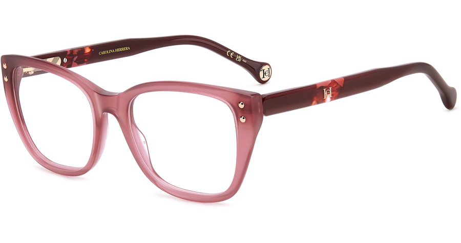 Carolina Herrera Brille Damen Carolina Herrera HER 0191 52 red Ansicht 1