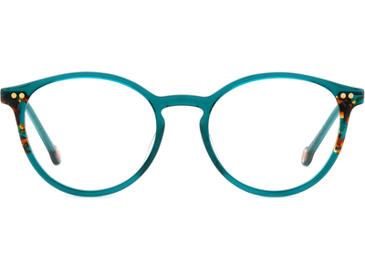 Carolina Herrera Brille Damen Carolina Herrera HER 0166 51 green Ansicht 2