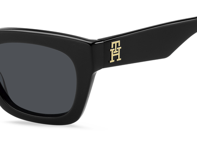 Tommy Hilfiger Sonnenbrille Damen Tommy Hilfiger TH 2052/S 51 black Ansicht 3