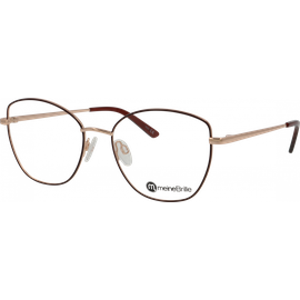 Korrektion meineBrille 04-40110-01, Weinrot/Roségold glänzend