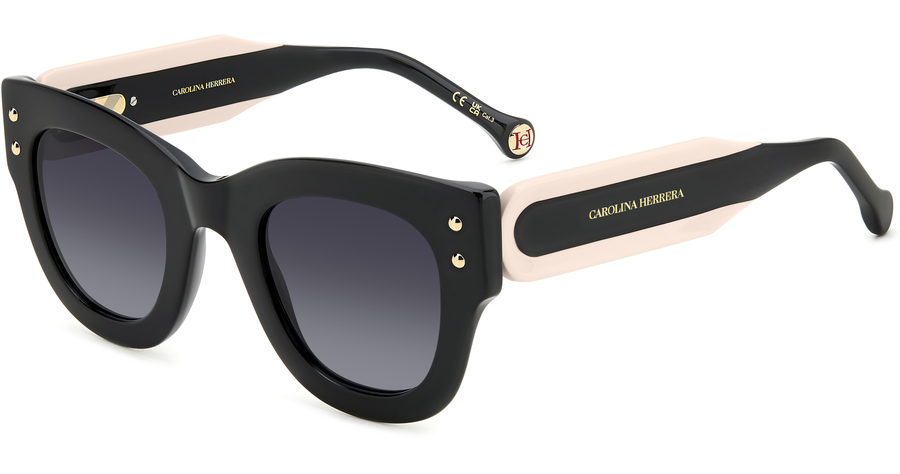 Carolina Herrera Sonnenbrille Damen Carolina Herrera HER 0222/S 47 black Ansicht 1