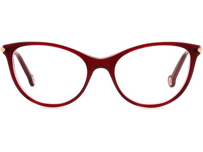 Carolina Herrera Brille Damen Carolina Herrera HER 0152 53 red Ansicht 2